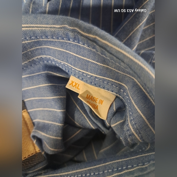 Boss Orange XXL Button Down Shirt Long Sleeve Front Pockets Button Mix - Picture 6 of 11